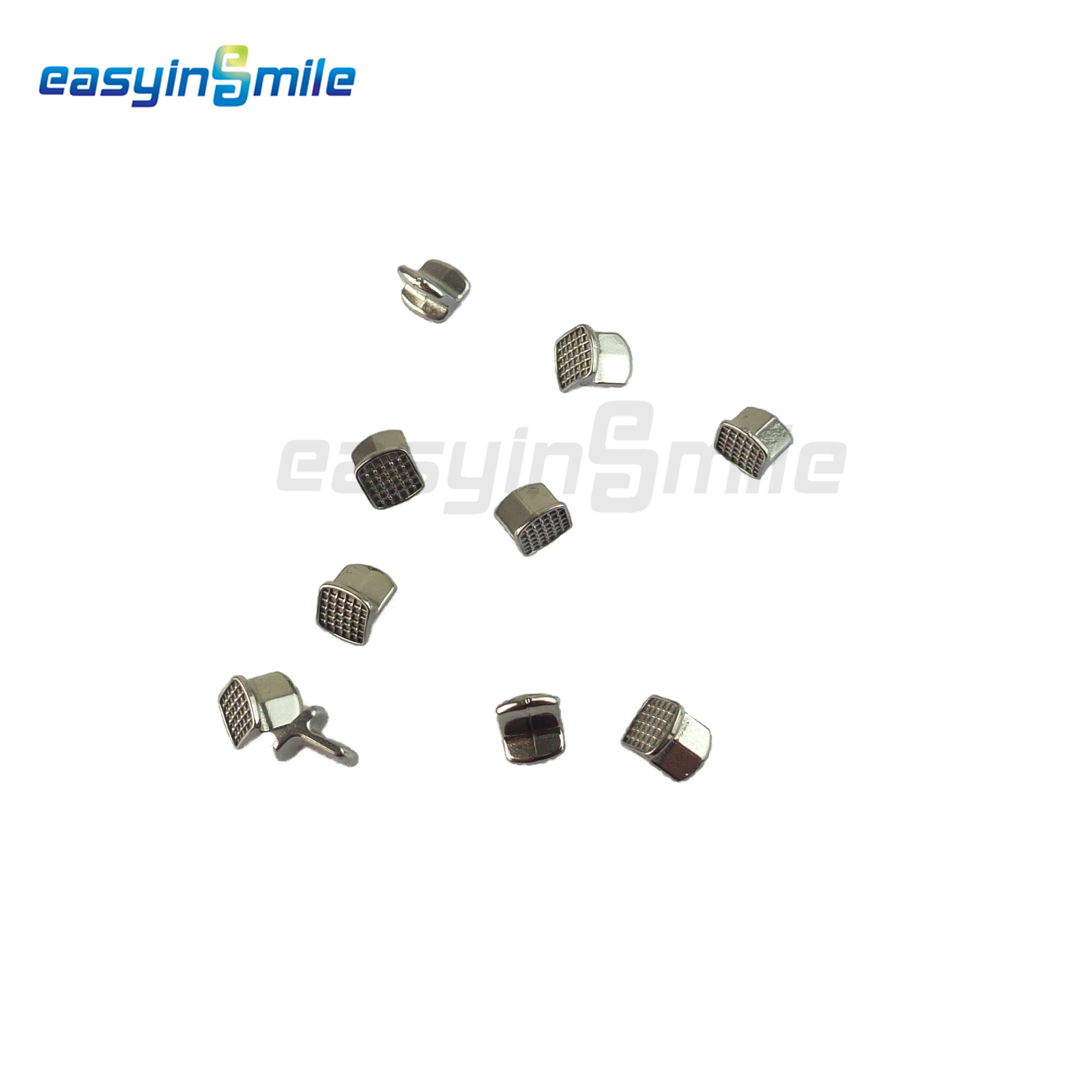 10pcs Orthodontic Crimpable Hook Sliding/Spiral Dental button traction hook Stop