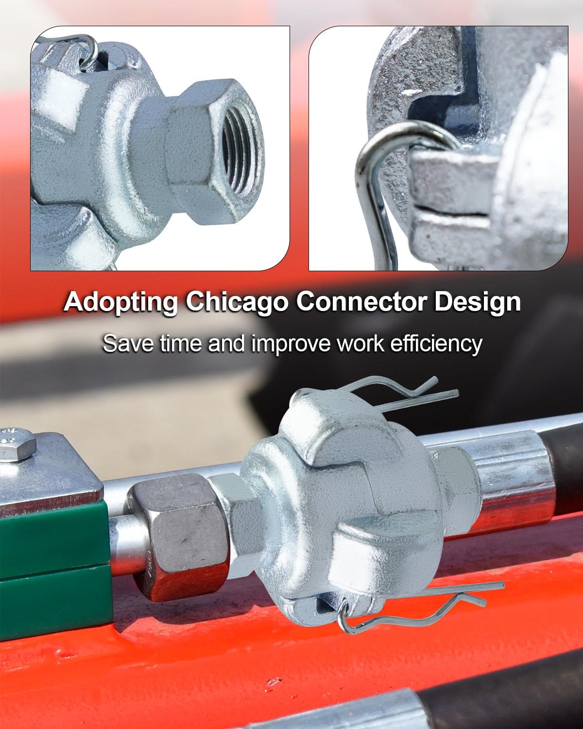 AUGREX 0.75" Female NPT Iron Air Hose Fitting