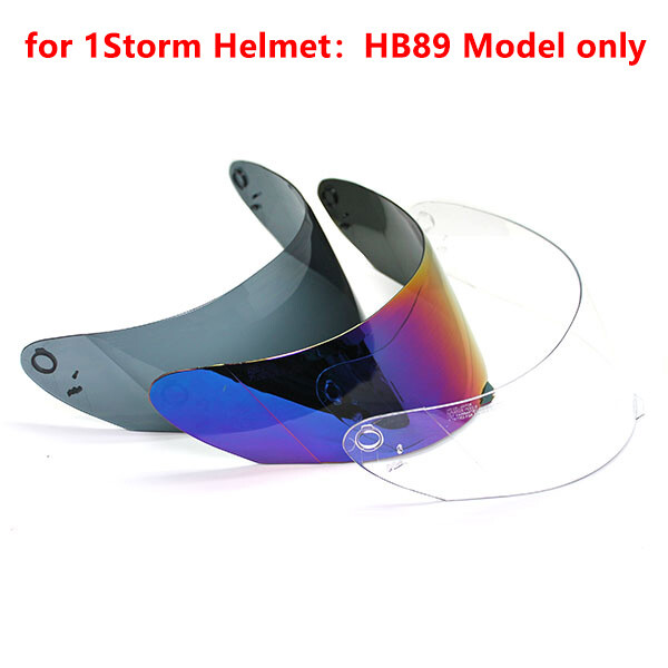 1Storm HB89 Motorcycle Modular Flip up Full Face Helmet Shield Model: HB89 only