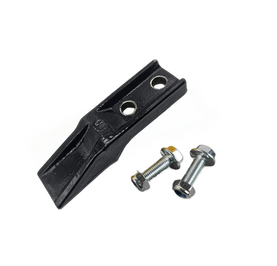 AGT Bucket Teeth Kit w/Pins Accessories for Mini Excavator Buckets Black/Yellow