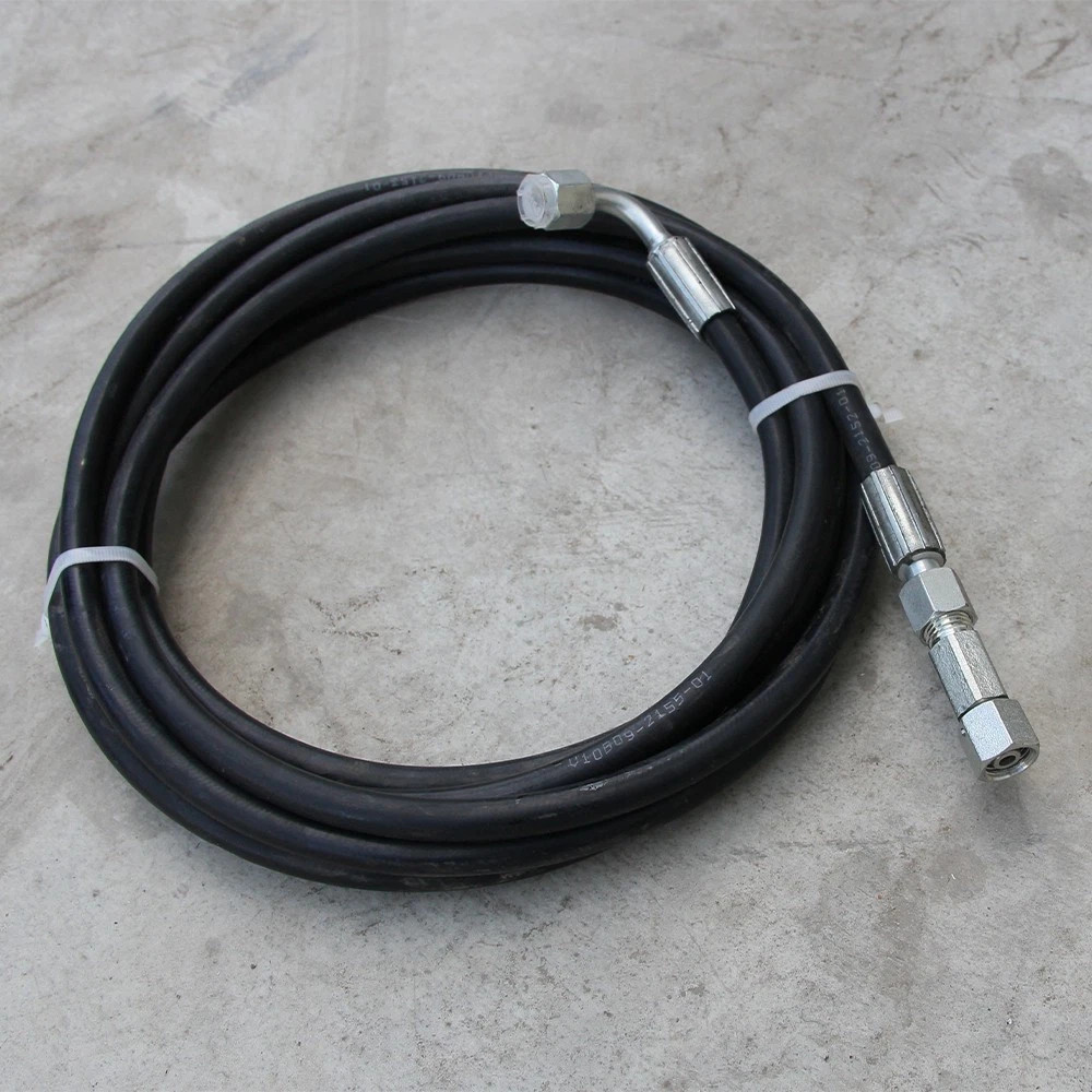 Mini Excavator Flail Mower Attachment with Two Hydraulic Hoses Free Shipping