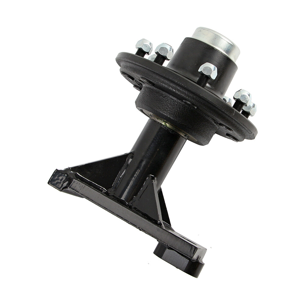 Pair Upgraded 8 x 6.5 Lug Superior Shipping Container Wheels Bolt-on Spindle Kit