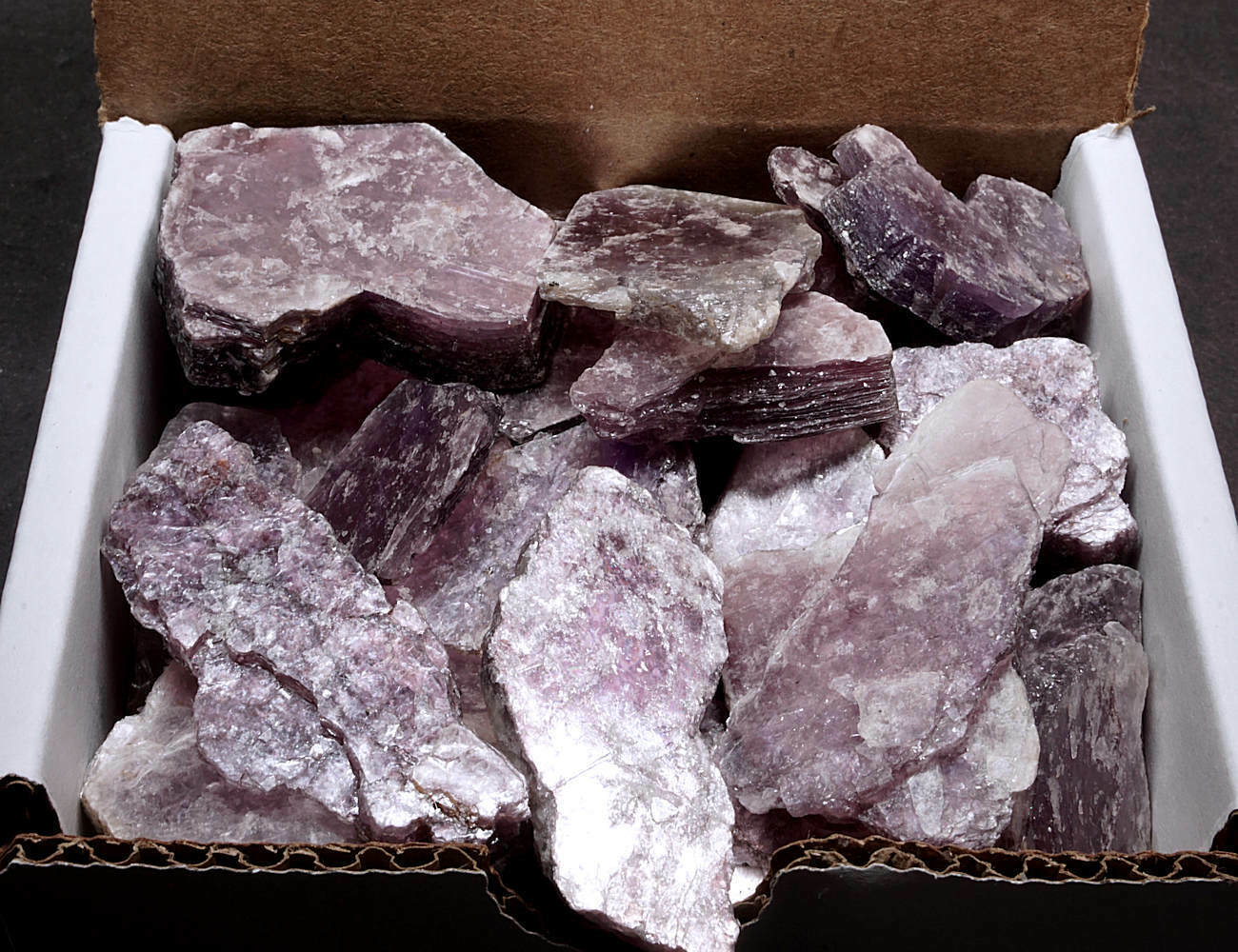 Lepidolite Collection 1/2 LB Layered Lavender Lithium Mica Crystals