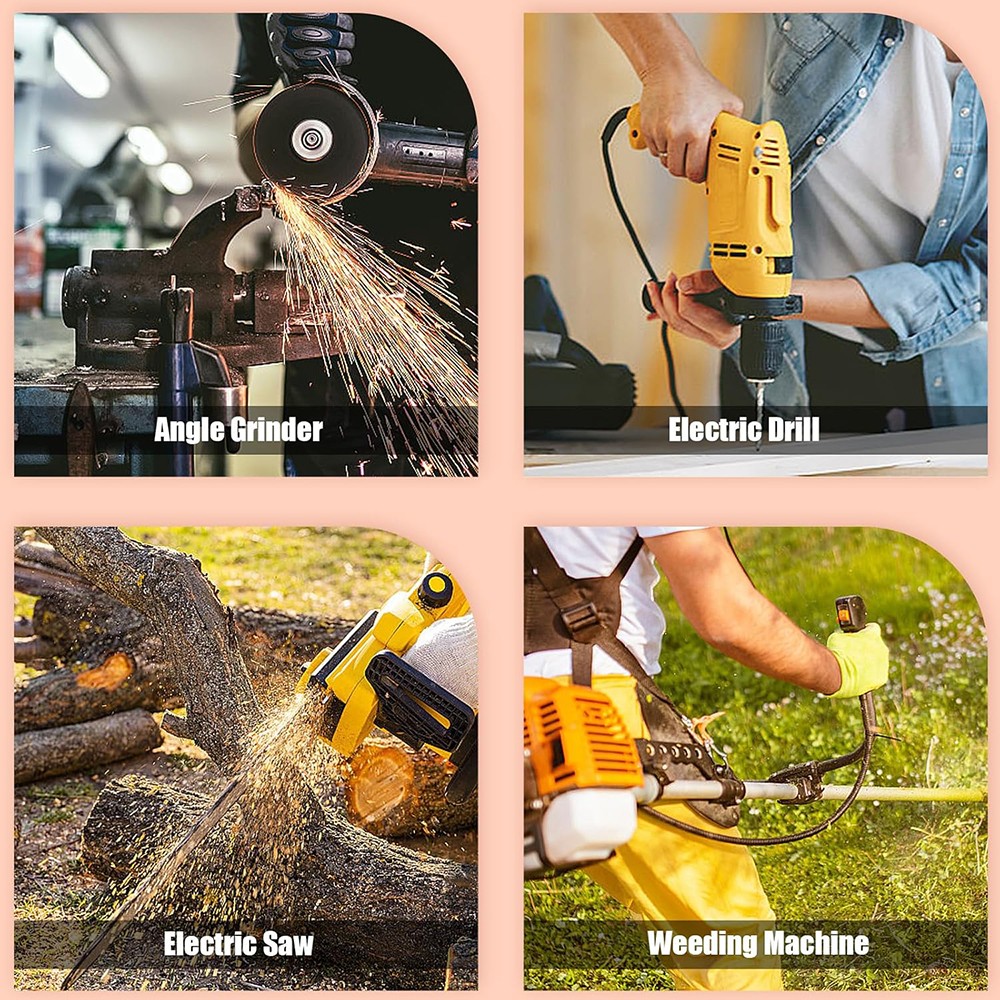 54Pc Graphite 11Sizes Electric Motor Carbon Brushes Replacement For Power Tool