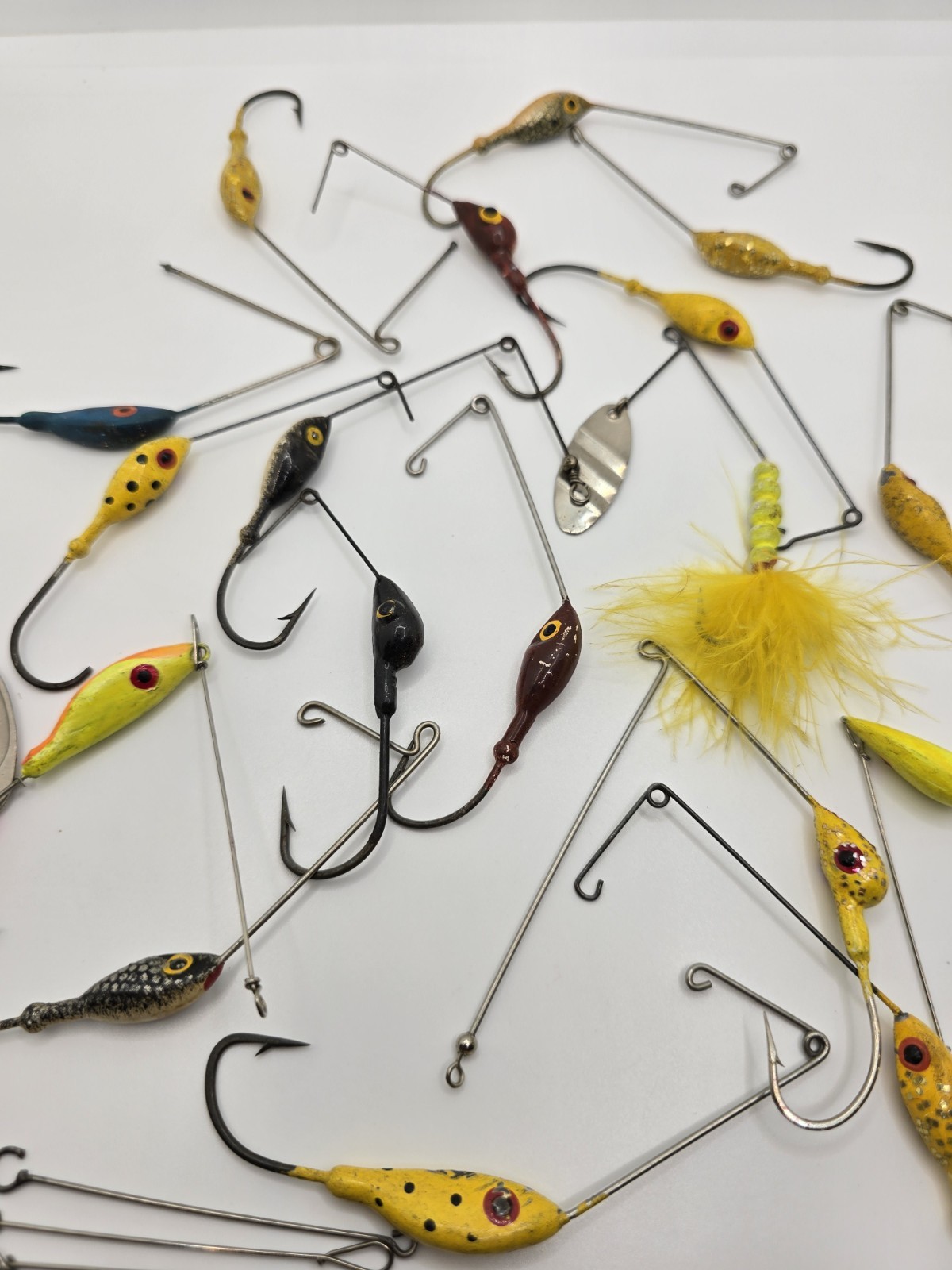 Vintage Lot of Spinnerbait Parts for Bass Fishing Lures, No Blades or Skirts