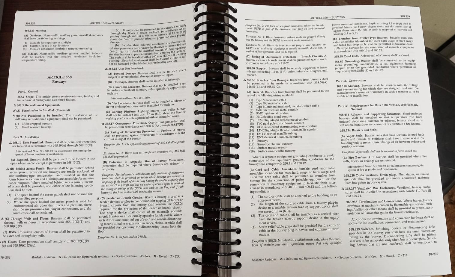 NFPA 70, National Electrical Code (NEC) 2026 spiral + index tab