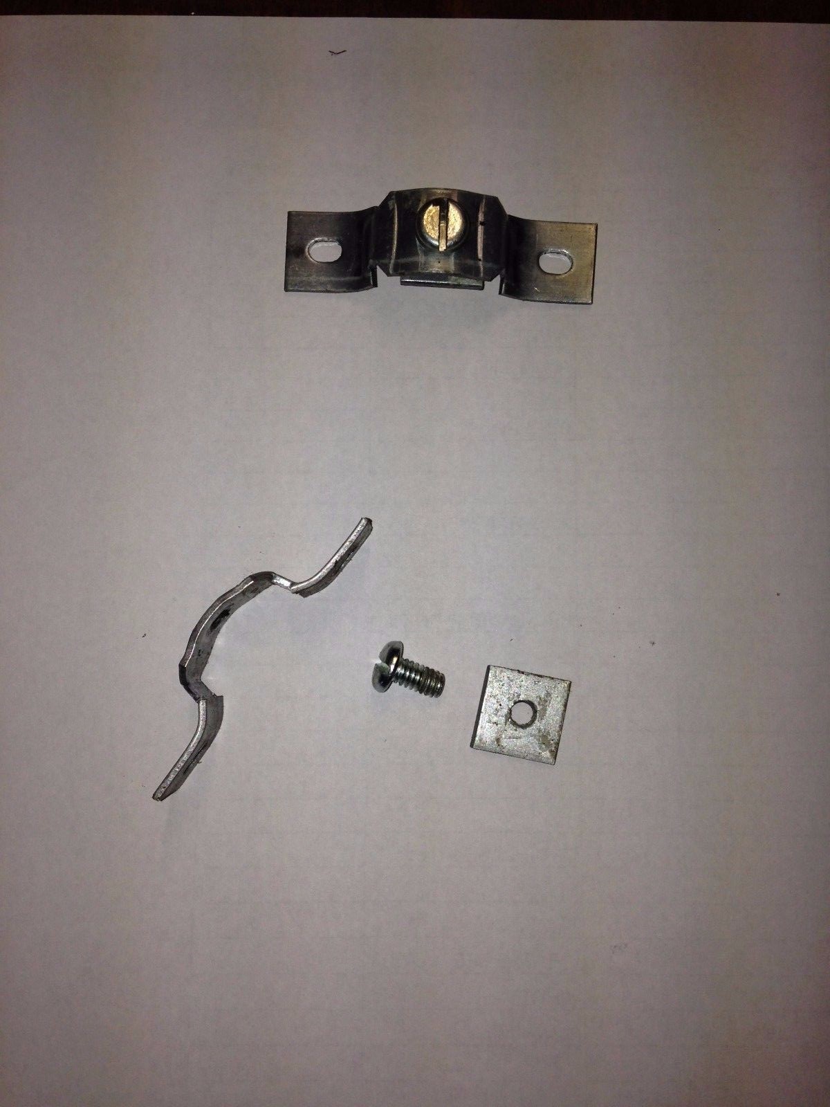 Bracket Assembly for Dresser Mirror Supports