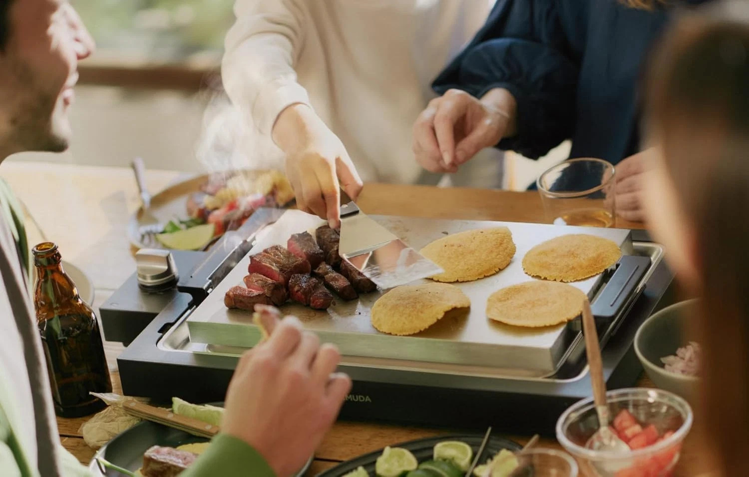 BALMUDA K10A-BK Hot Plate Pro Stainless Steel Rectangular Shape (Open Box)