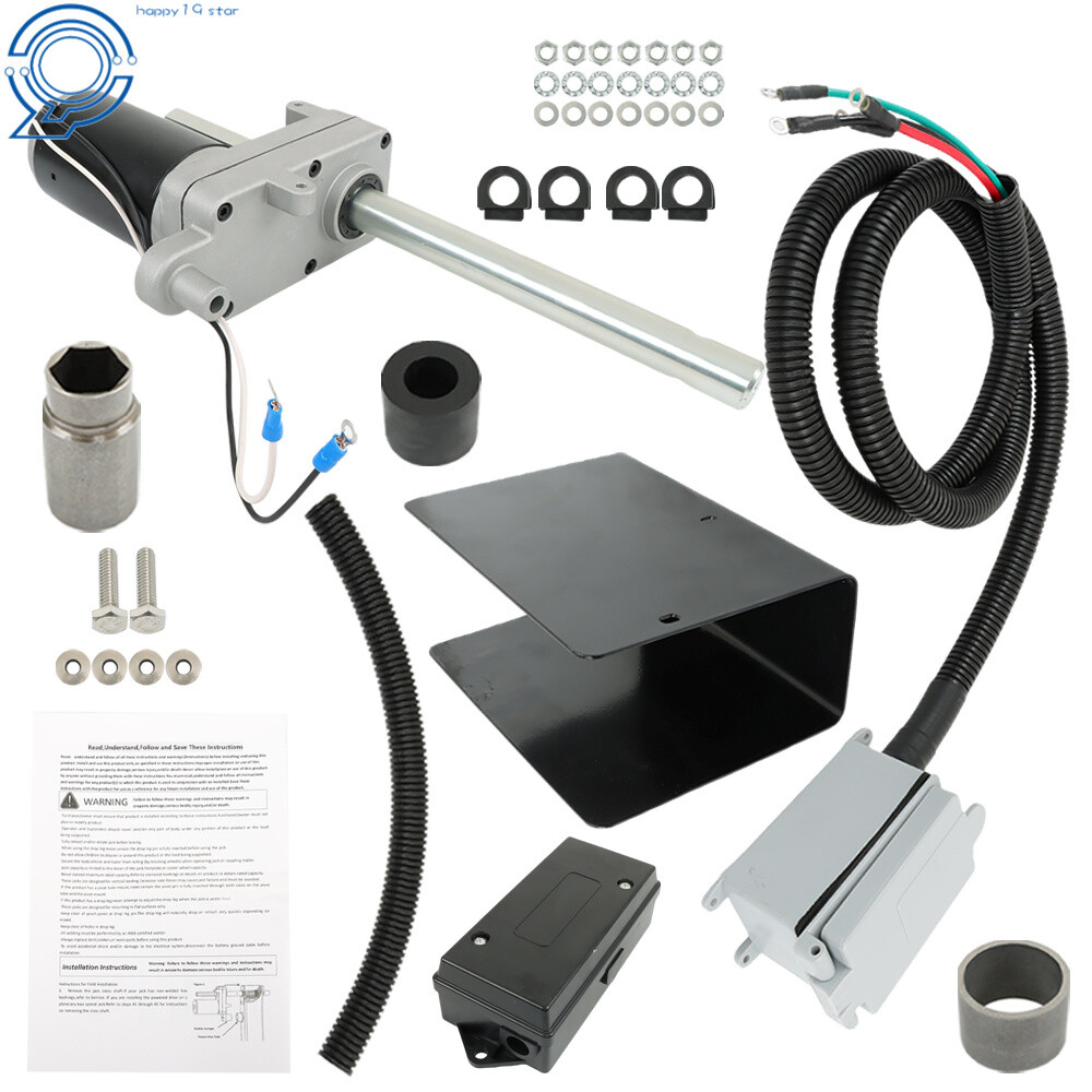 Replace For Electric Powered Trailer Jack Kit 12000 Lbs For Trailer 1824200100