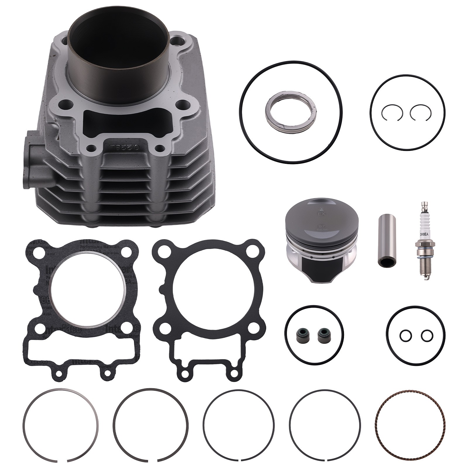 Cylinder Jug w/ New Piston & Top End Kit For Kawasaki Bayou KLF 250 2003-2011