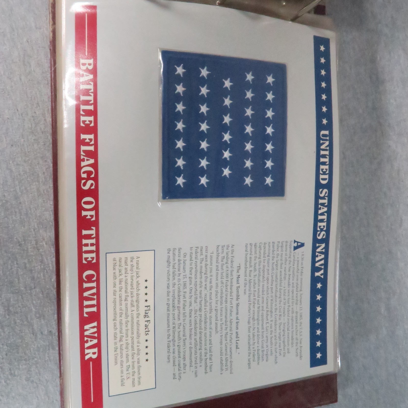 Willabee & Ward Battle Flags of the Civil War Patches in Collection Album