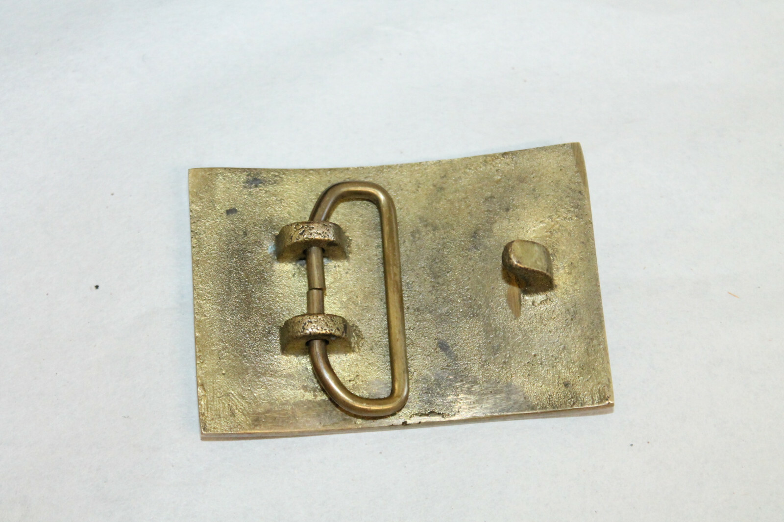 Antique Style Military Civil War Confederate CSA Belt Buckle Square SOLID Brass