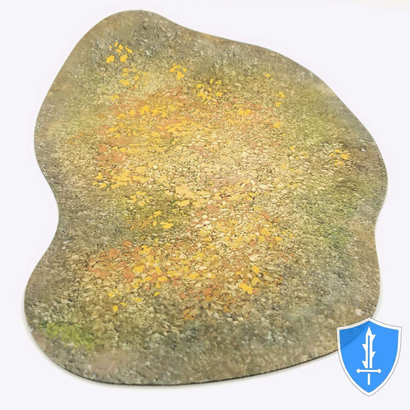 Pond & Leaves Mat (dual sided neoprene) - Monster Fight Club D&D Scenery