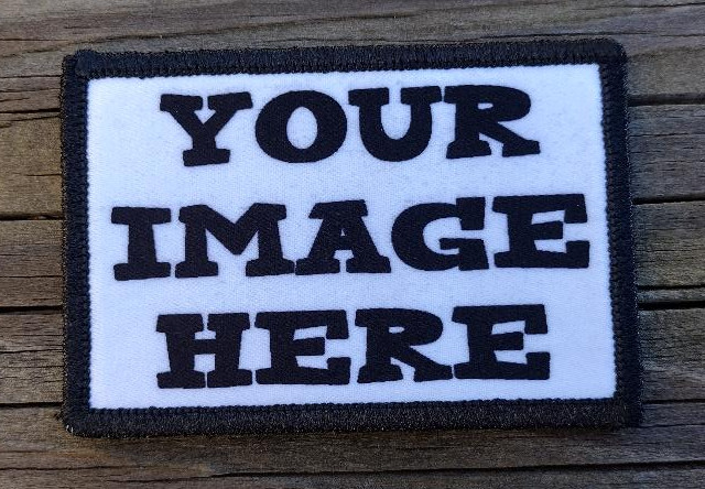 Make Your Own 2x3" Morale Patch Custom Design Personalized Create Hook & Loop