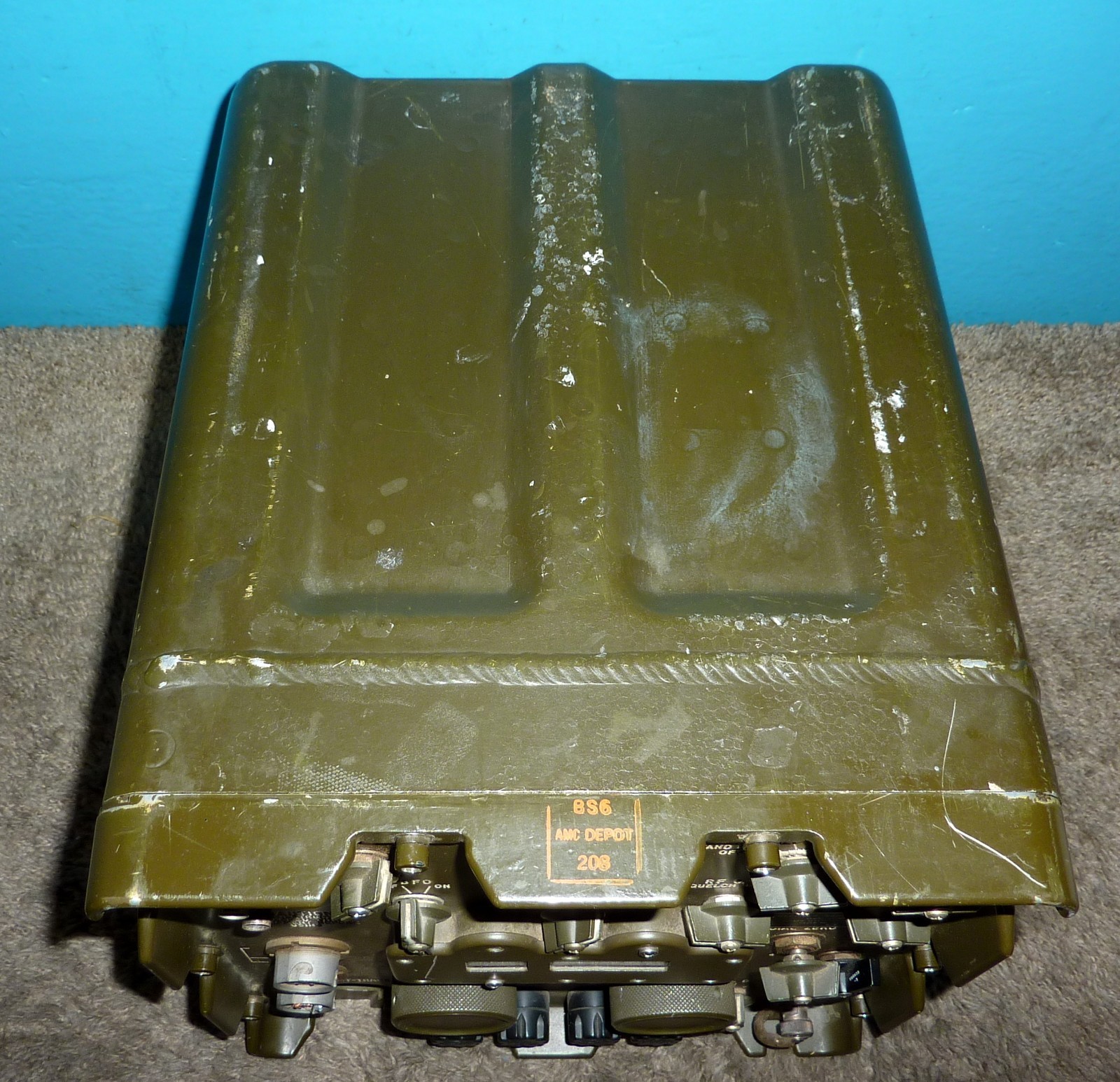 US Army Signal Corps R-392/URR Radio Receiver Dubrow Parts Only As-Is