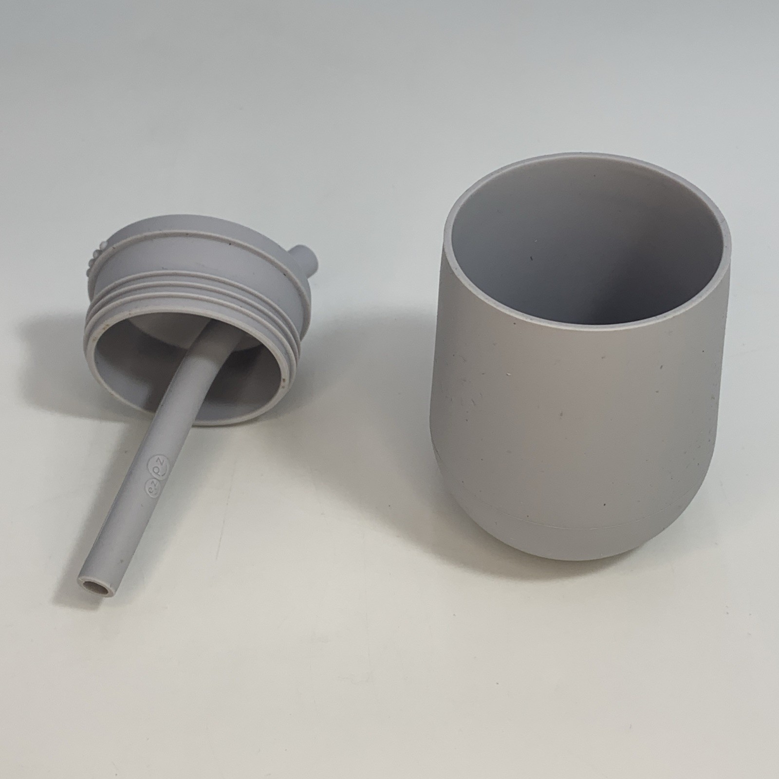 EzPz Mini Cup + Straw Training System 9 Months + 100% Silicone BPA Free 4 Oz