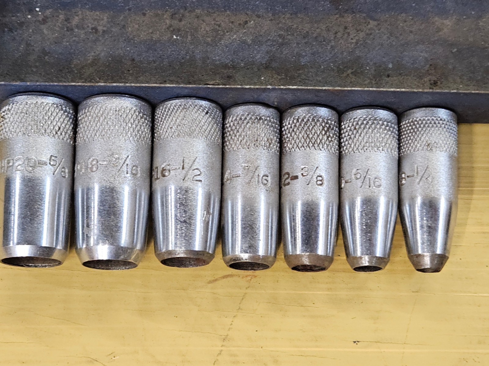 OTC Owatonna Tool No. 813 Gasket Cutting Driver Set W/ Metal Box Made in USA