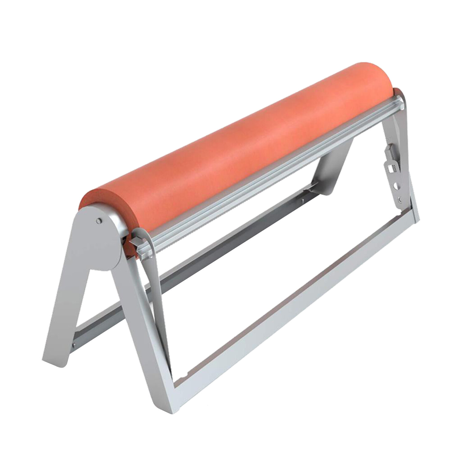 HFS(R) 18” Wall Mounted or Table Top Kraft Paper Roll Holder for Office, Kitchen