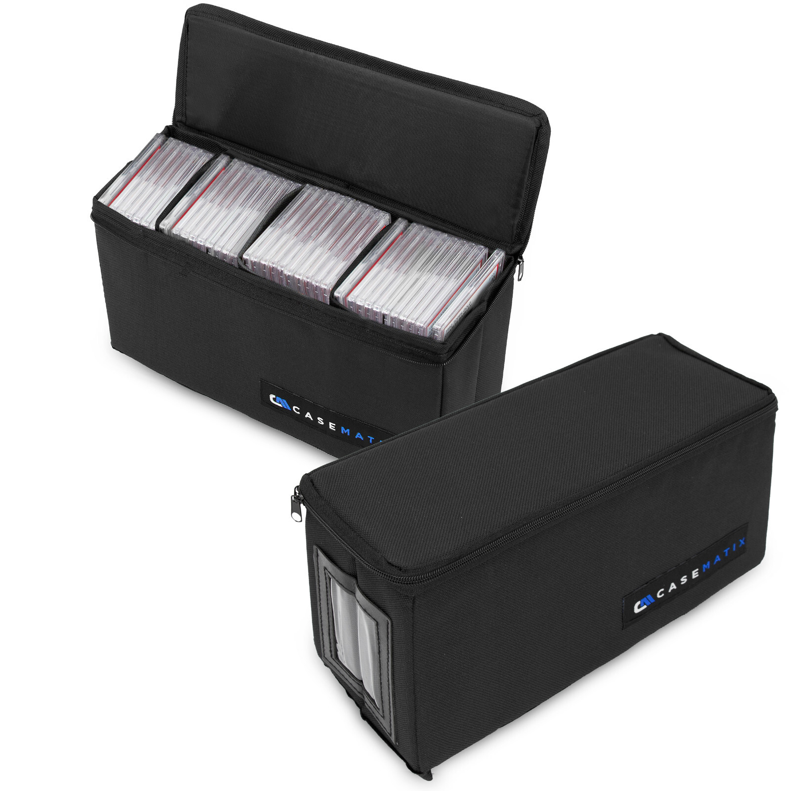 CASEMATIX Graded Card Case – Light Duty Carry Case for 30 BGS & PSA Sports Cards