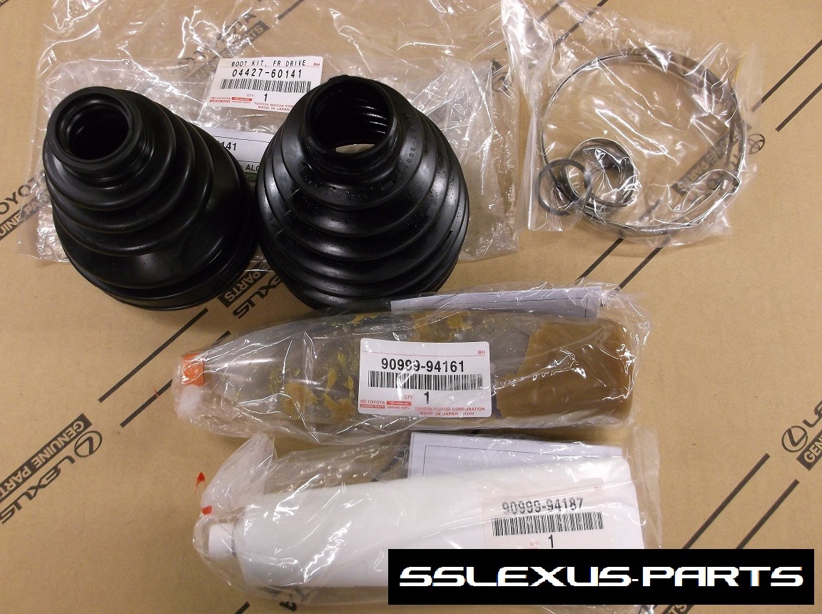Lexus GX470 (2003-2009) OEM Genuine FRONT AXLE SHAFT CV BOOT KIT 04427-60141
