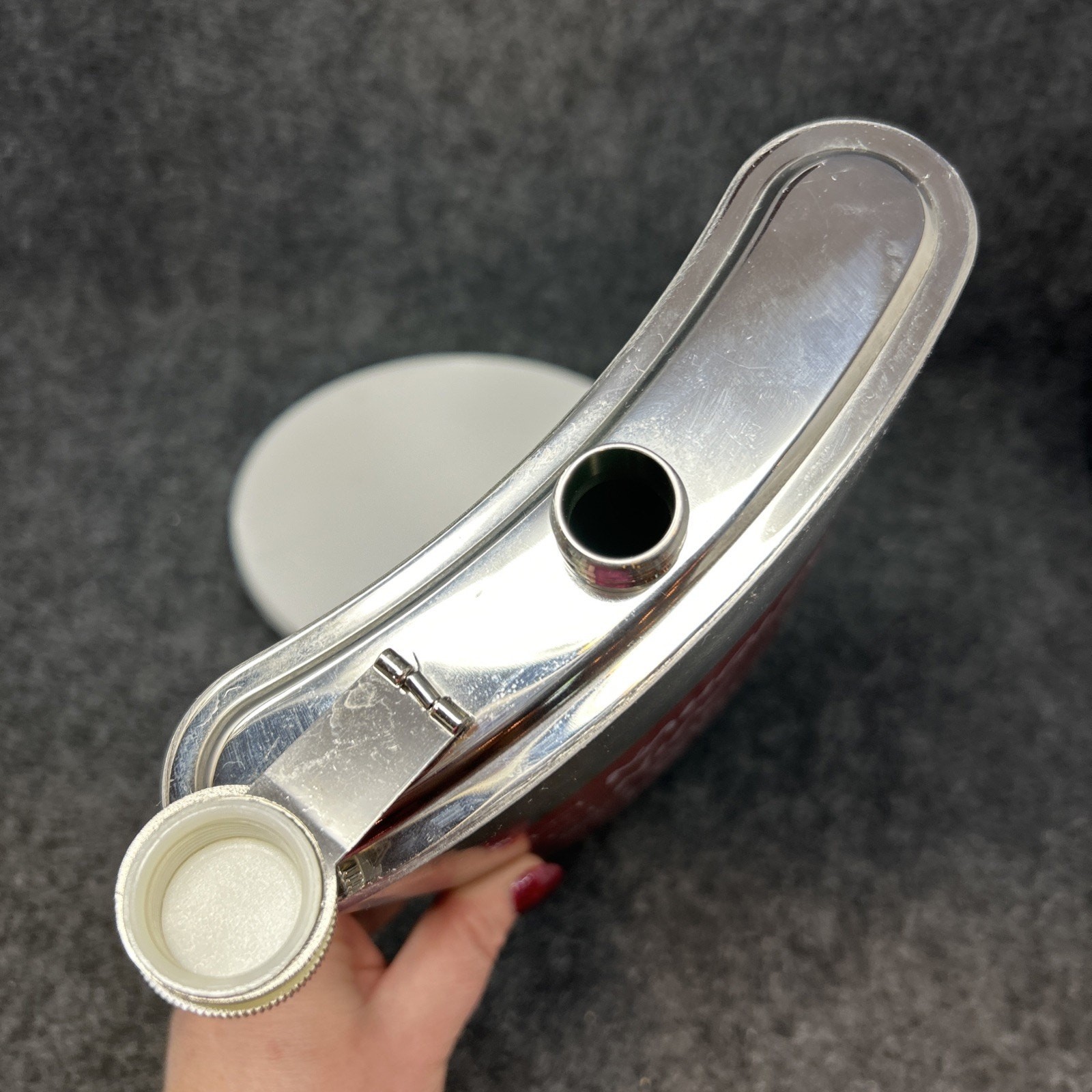 Giant 64oz Stainless Steel Flask 11" Novelty Santa Naughty Nice I Can Explain