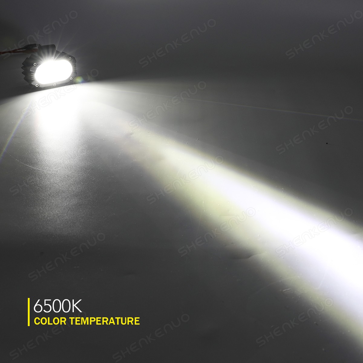 White 4" LED Work Light Bar Spot Pods Fog Lamp Offroad Driving Truck SUV 4WD