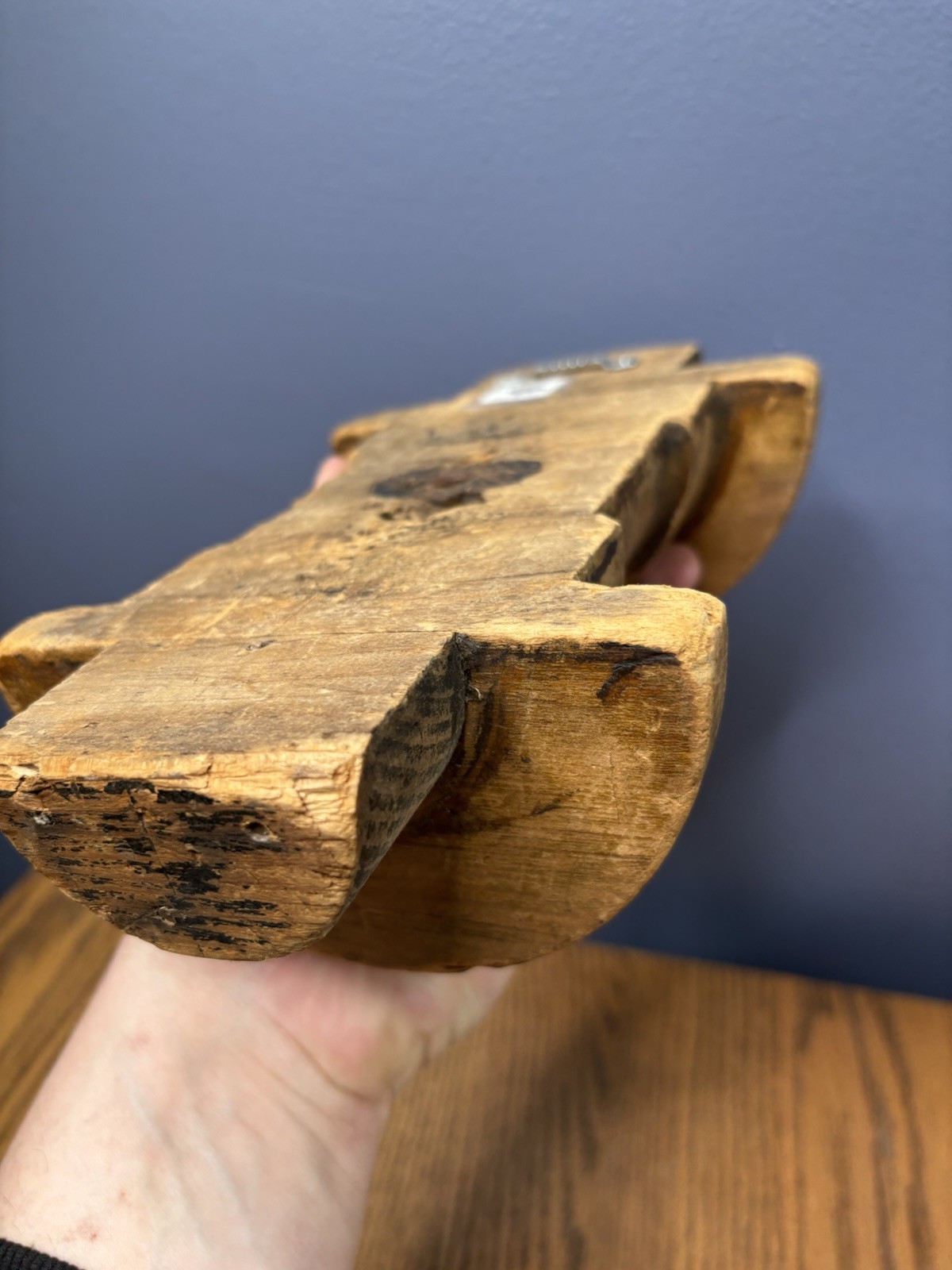 Vintage Industrial Bethlehem Steel Wood Sand Forms For Tool Parts Form Art Mold