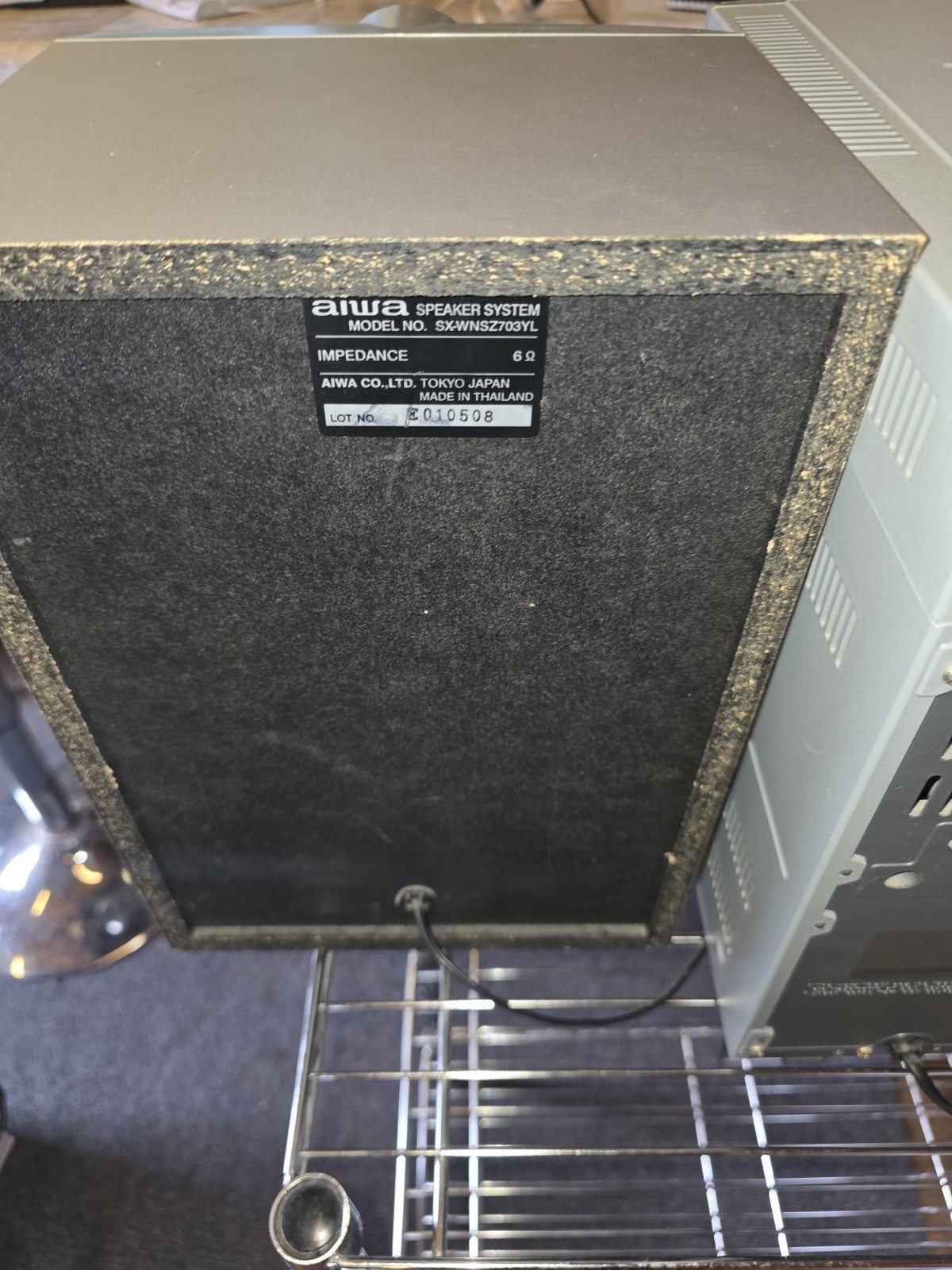 AIWA CX-NSZ705HT Compact Stereo System w/ Dual Powered Subwoofers – AM/FM Works