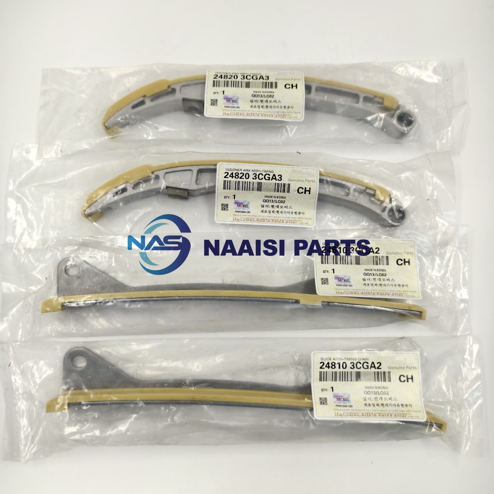 GENUINE OEM Engine Timing Chain Kit Fit Santa Fe Sorento Azera Genesis 3.3L 3.8L