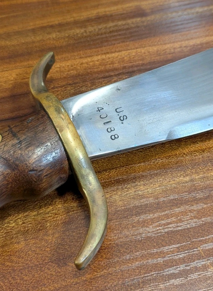 Springfield Armory WWI Era 1909 Bolo Knife w Rock Island Arsenal Scabbard