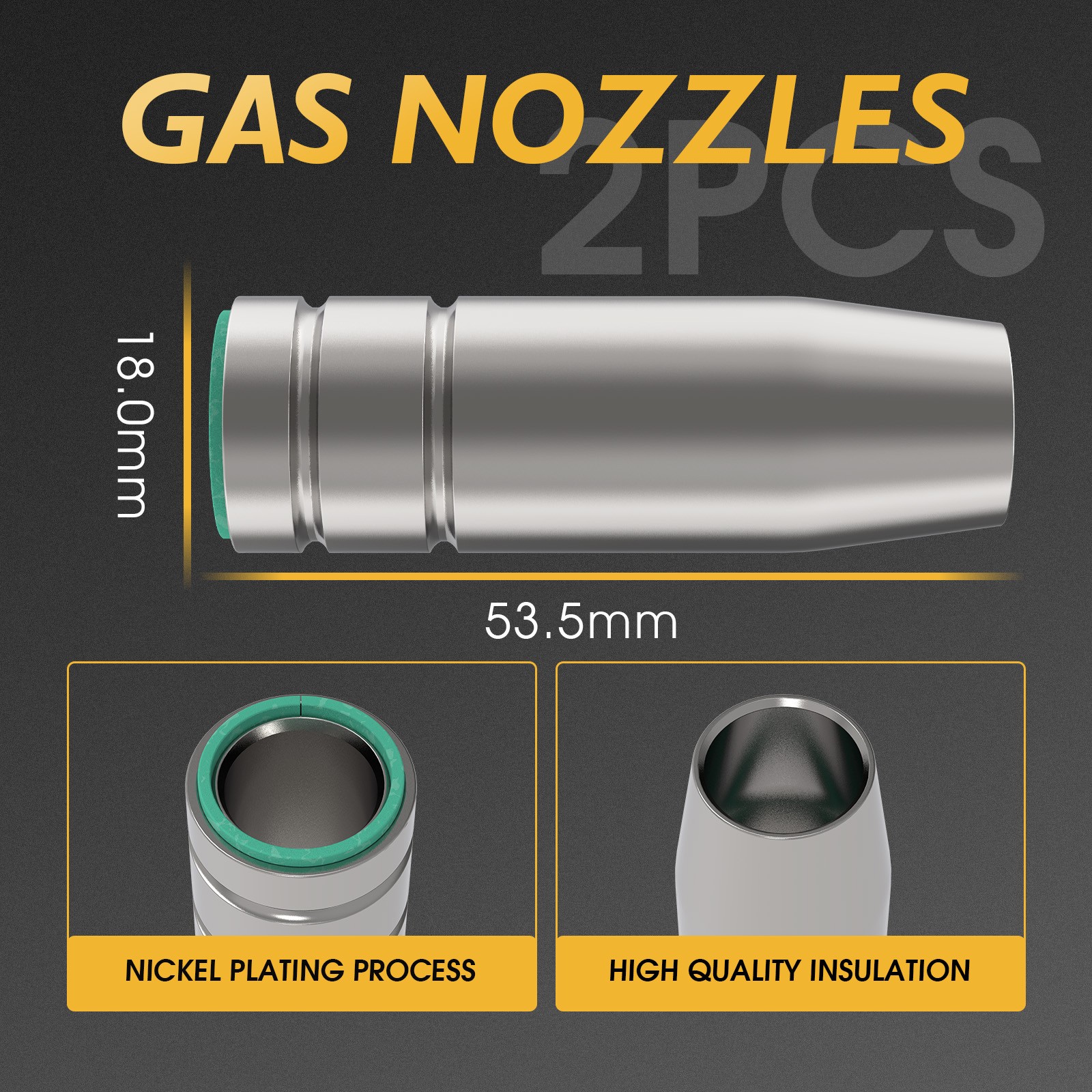 TOOLIOM 24Pcs Spool Gun Consumables Set for LBT150