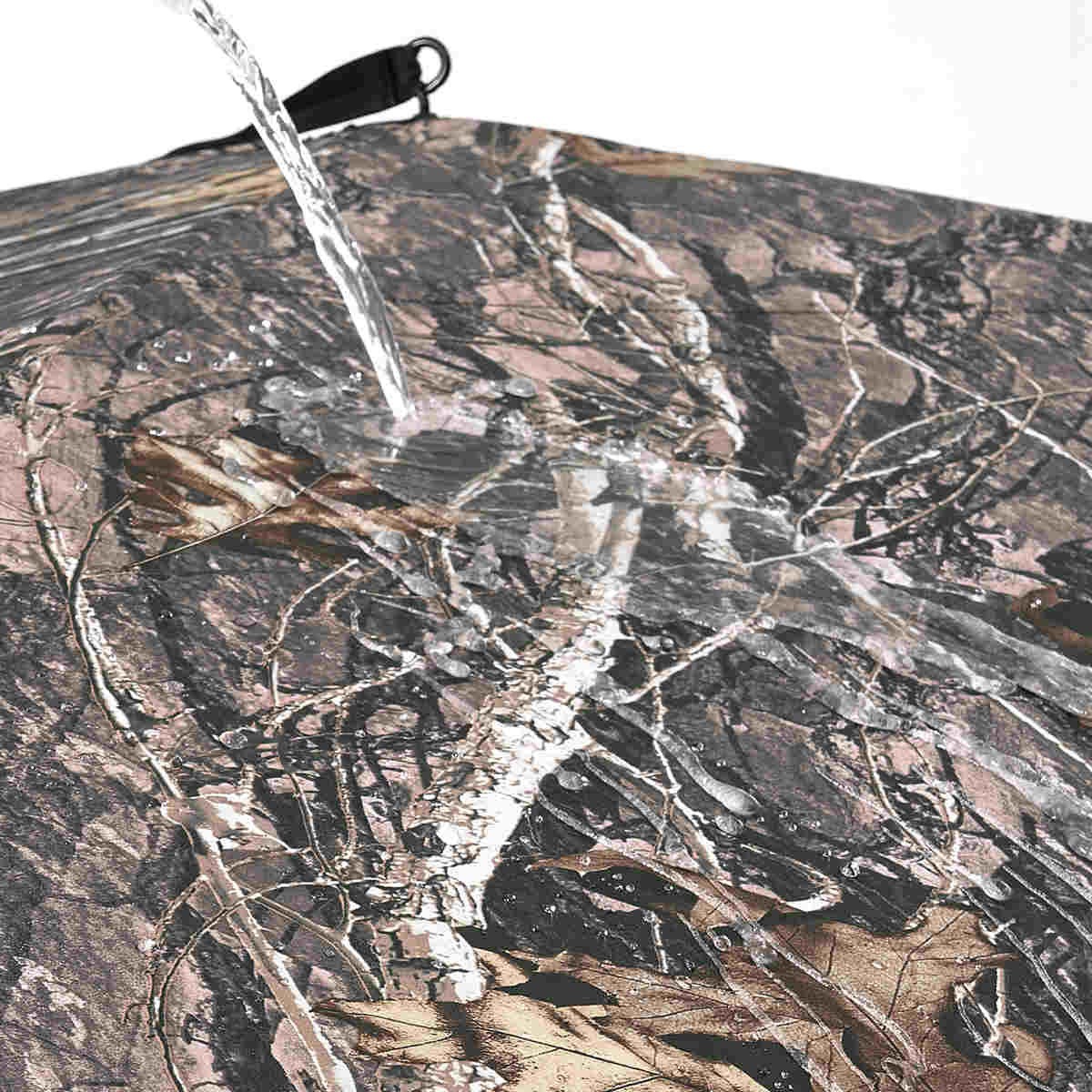 Portable Hunting Blind See Through Ground Deer Blinds 4-5 Person Carrying Bag