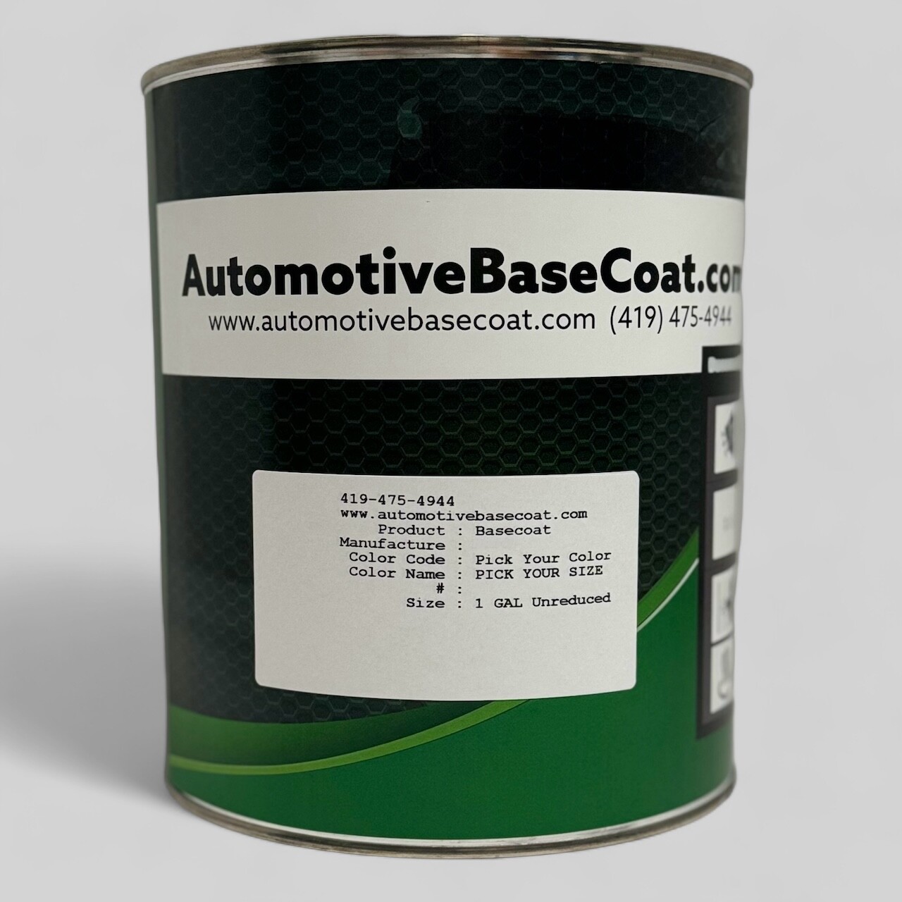 CADILLAC - WA810T ASHEN GRAY BASECOAT PAINT (PICK SIZE PINT, QUART OR GALLON)