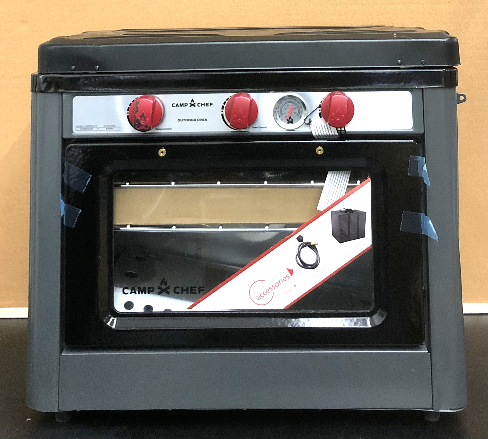 Camp Chef COVENT Portable Outdoor Camp Oven with Thermostat Camping Cooker