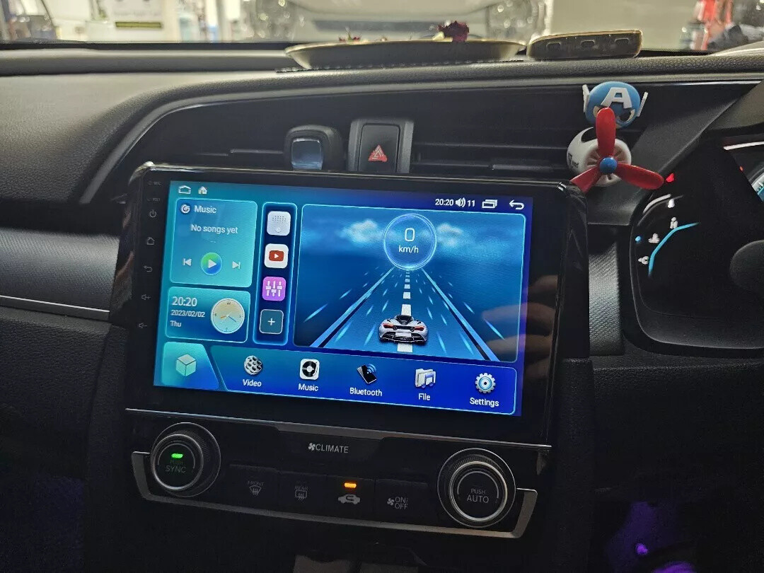 Android 13 Carplay Car Stereo Radio GPS WIFI For Honda Civic 2016-2020 Head Unit