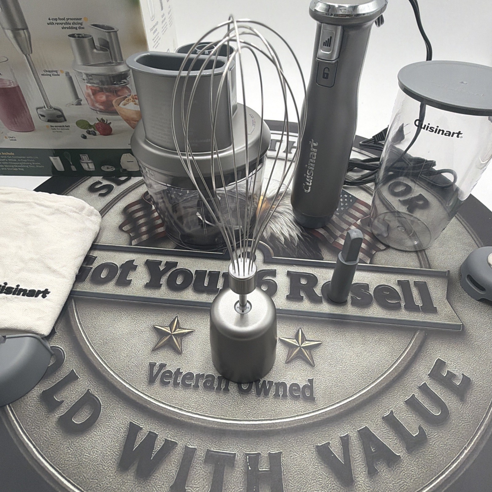 Cuisinart power blend Immersion blender w/ Accessories HB-500PC