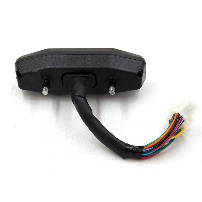 Universal motorcycle LCD digital speedometer mileage meter waterproof instrument