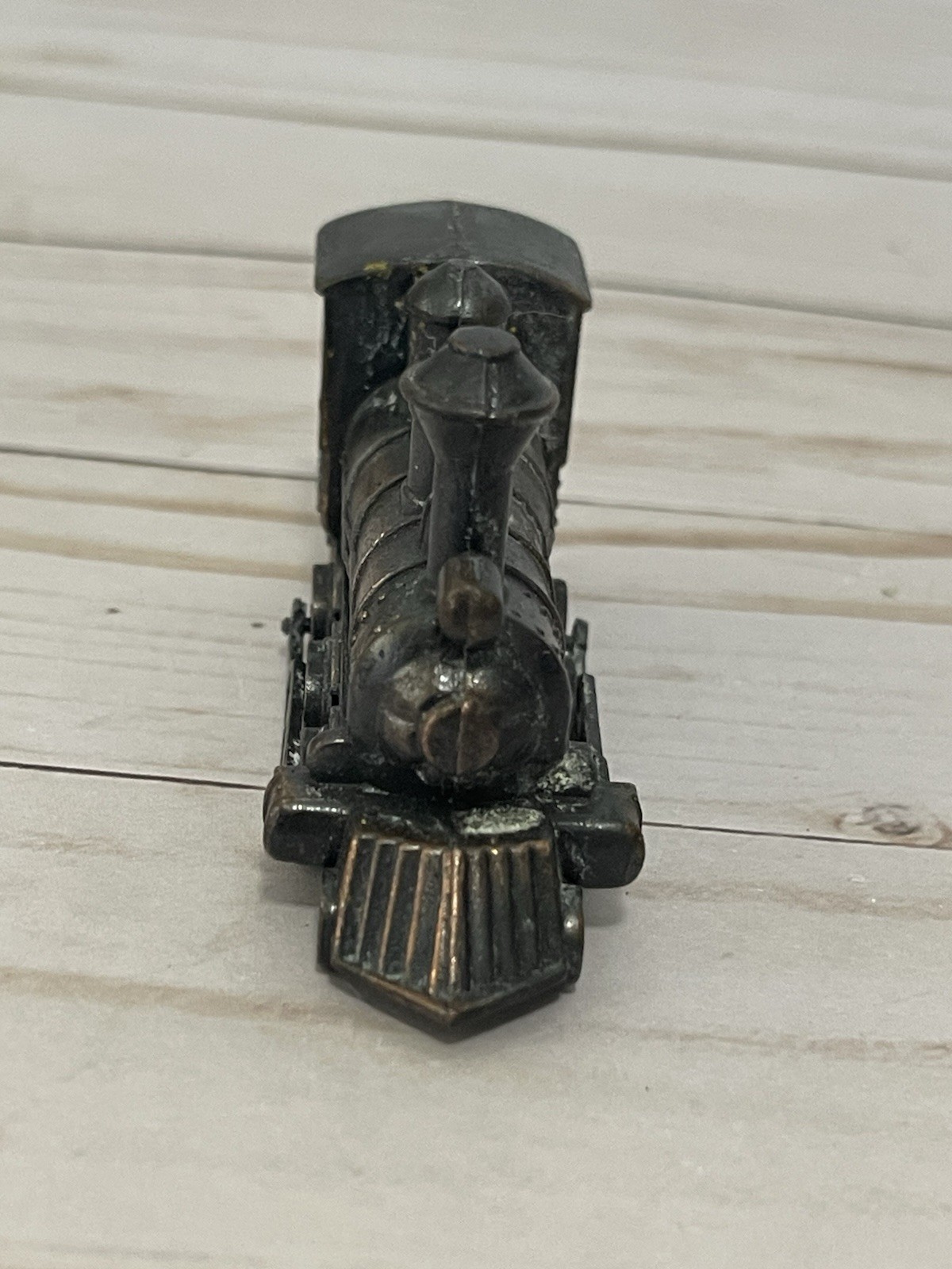 Vintage Die Cast Metal Train Locomotive Engine Pencil Sharpener