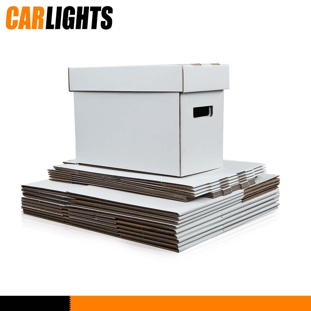 10 Pcs Comic Books Storage Boxes Short Holds 200-225 Stackable Durable Archive