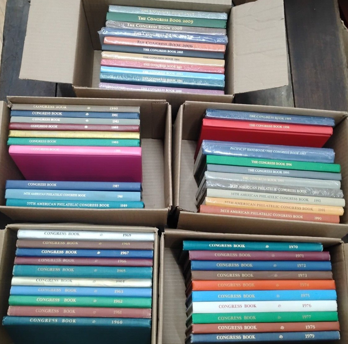 CONGRESS BOOK Complete Set, 1960 - 2010