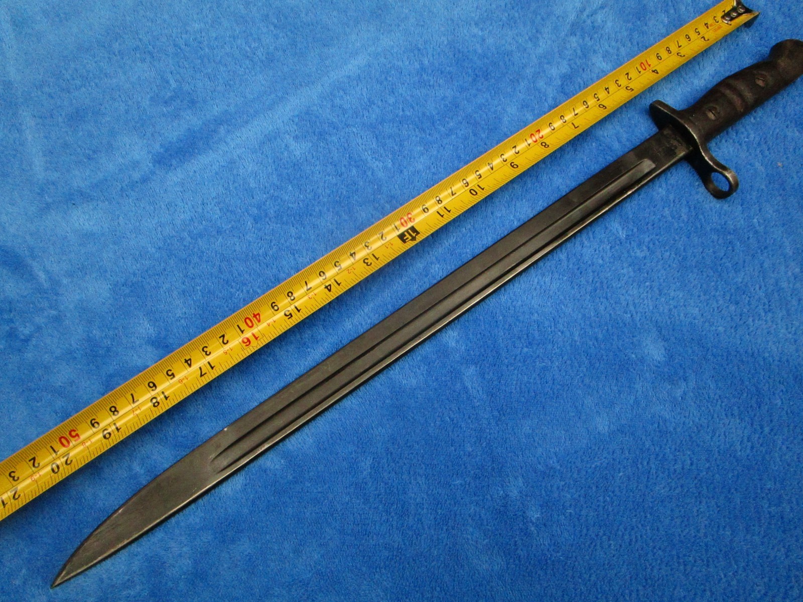 VINTAGE ORIGINAL US MADE BRITISH M1913 BAYONET AND SCABBARD MAKER REMINGTON 1917