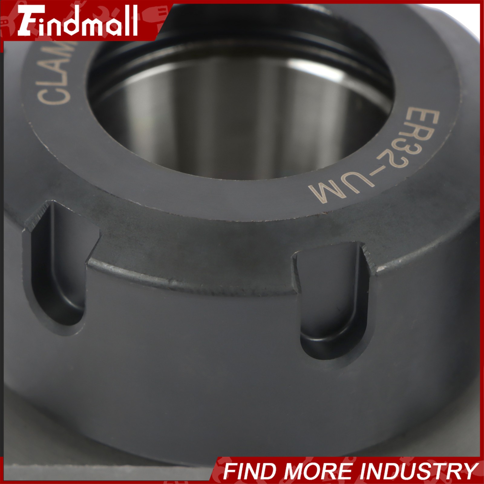 Findmall ER32 Collet Block Spring Hex & Square Chuck Holder For CNC Machine