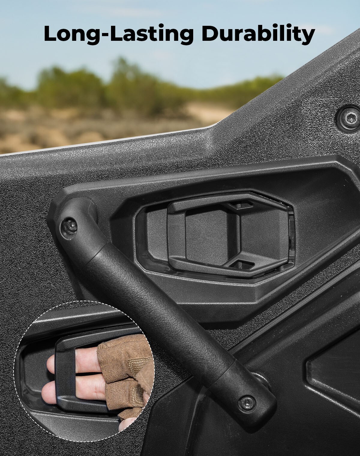 For Polaris 2016-2025 General 1000 / 4 1000 Inner Door Handle Assembly #7082216