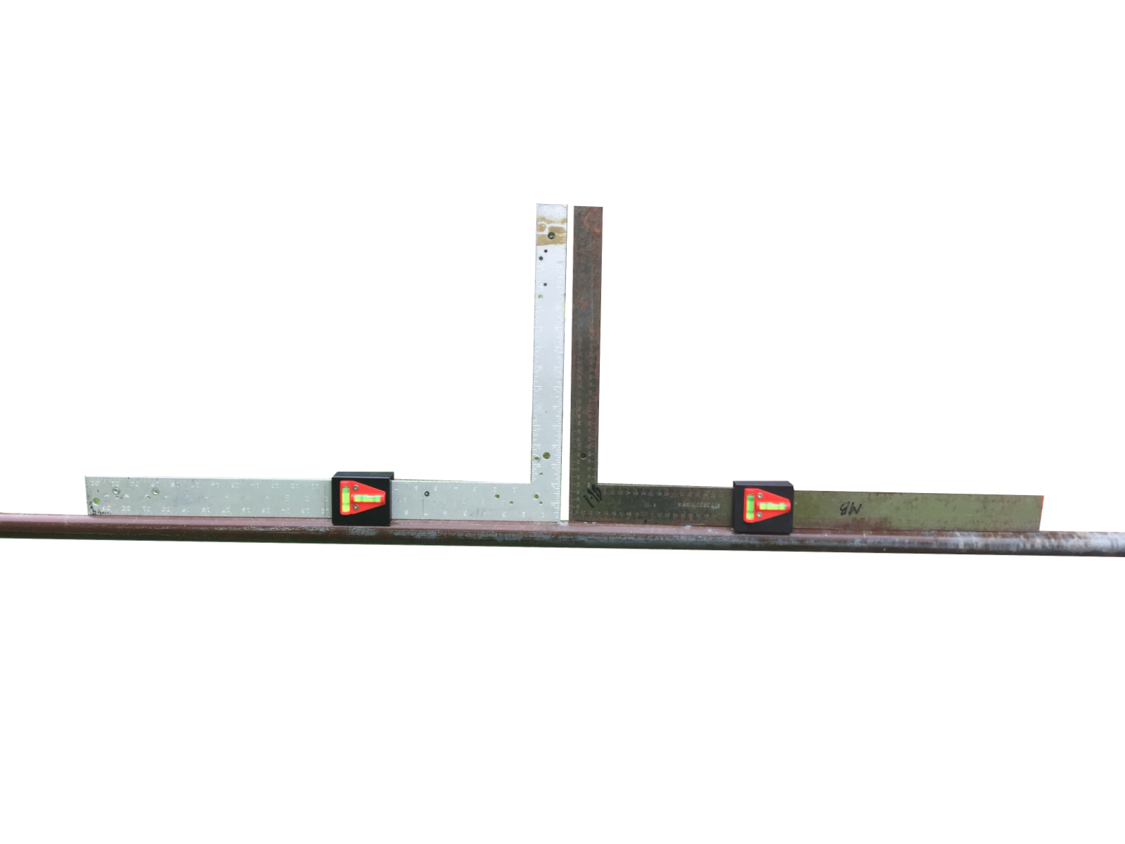 Pipefitters Square Holder & Combo Level Tools V2 ( Metallic Silver)