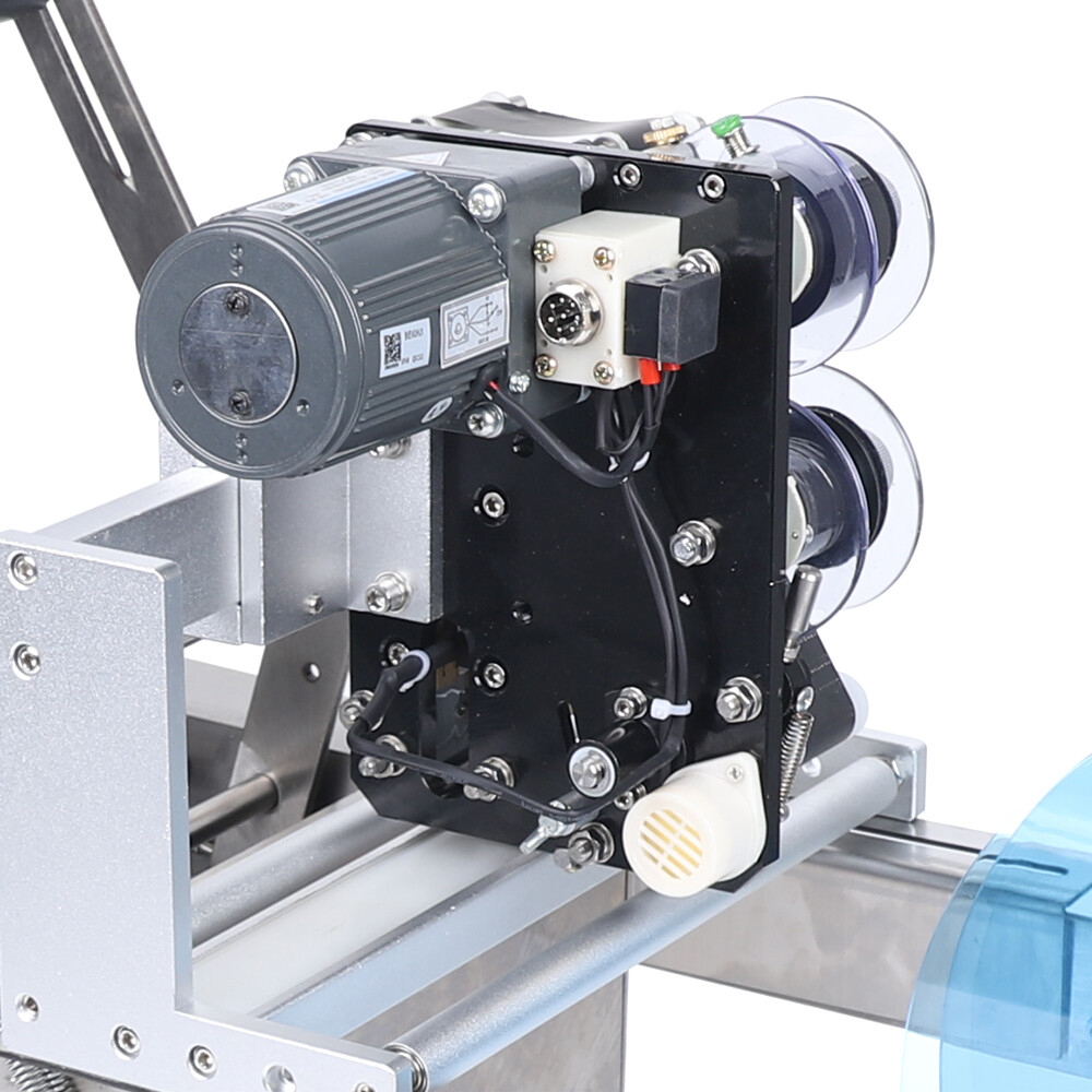 Semi-Automatic Round Bottle Labeling Machine, 20-40pc/Min Labeling Speed Labeler