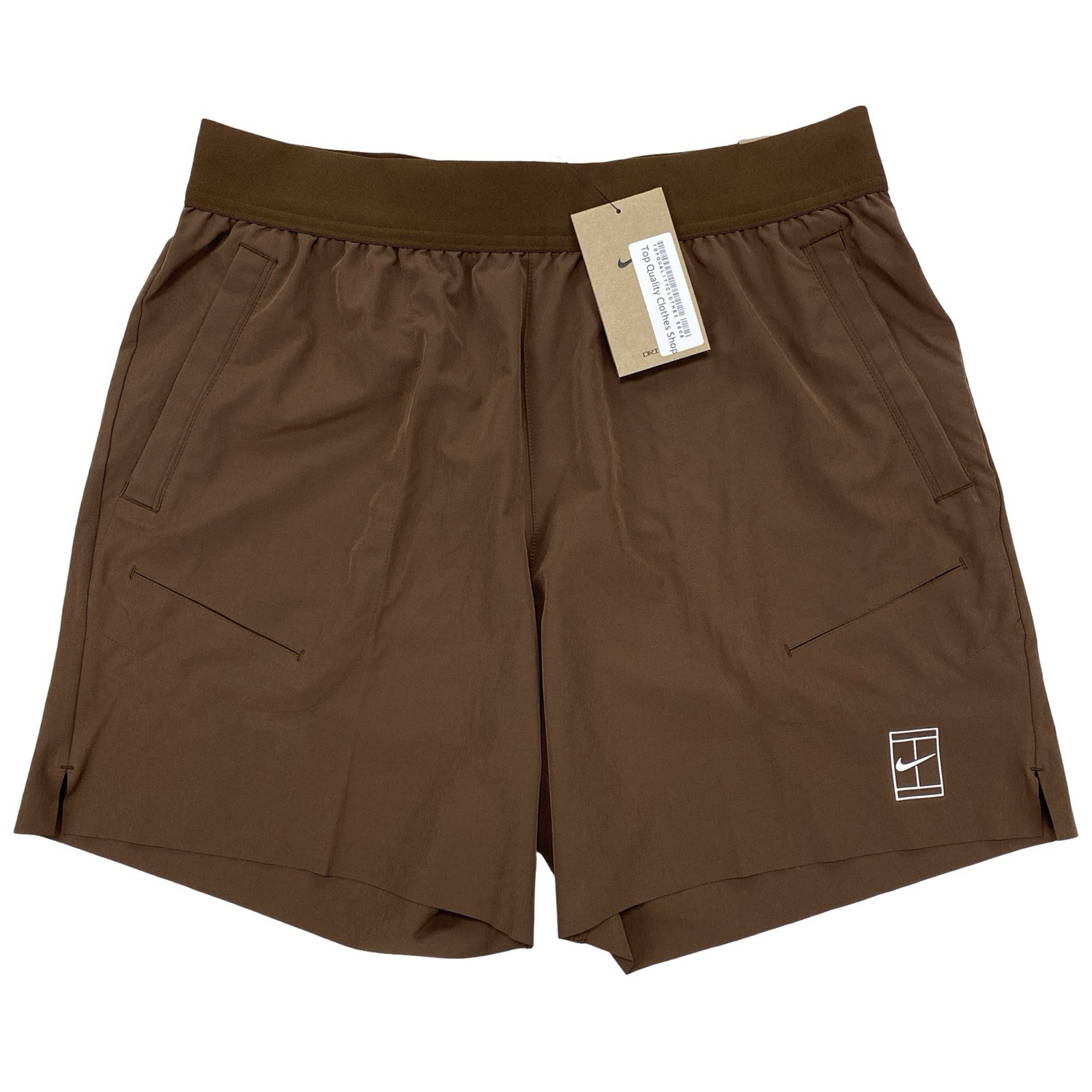 Nike Court Advantage Men's Dri-FIT 6'' Tennis Shorts Brown FZ6913-259