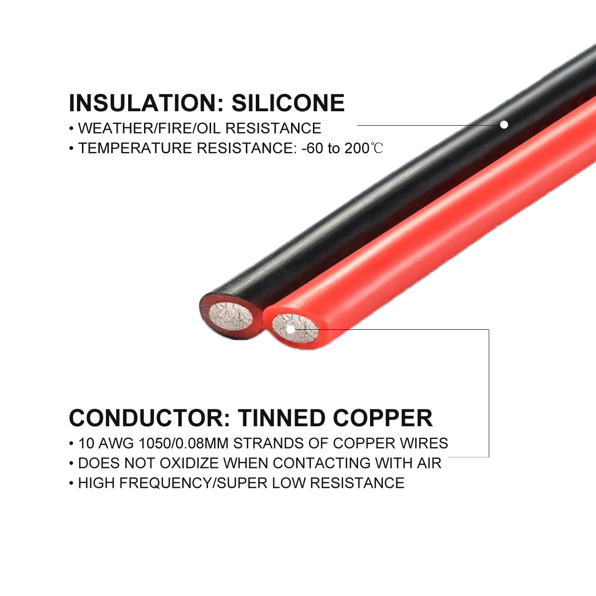 10 AWG XT90 Female to Solar Connector Cable for RC Lipo Battery Solar Generator