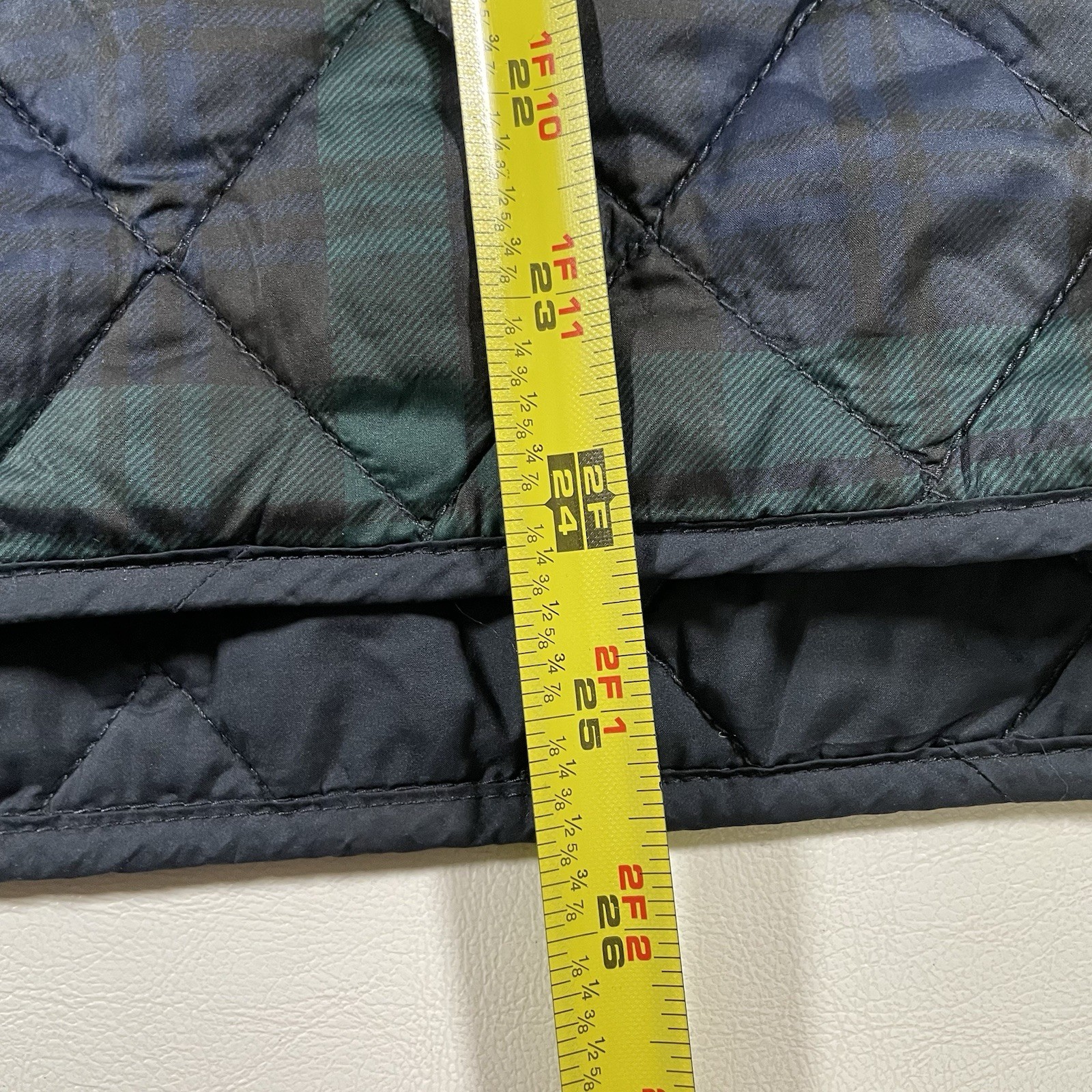 Polo Ralph Lauren Girls Kids 6X Reversible Quilted Plaid Jacket Snap Shield