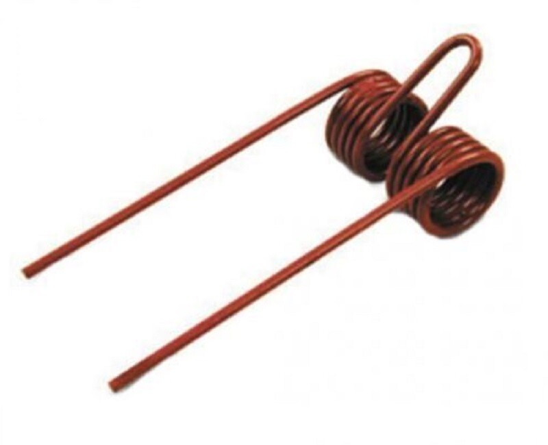 6 of Hay Rake Teeth 5.25" Double Tine x 2.5" Tine Gap x 1.50" Coil HE-6 Farmer