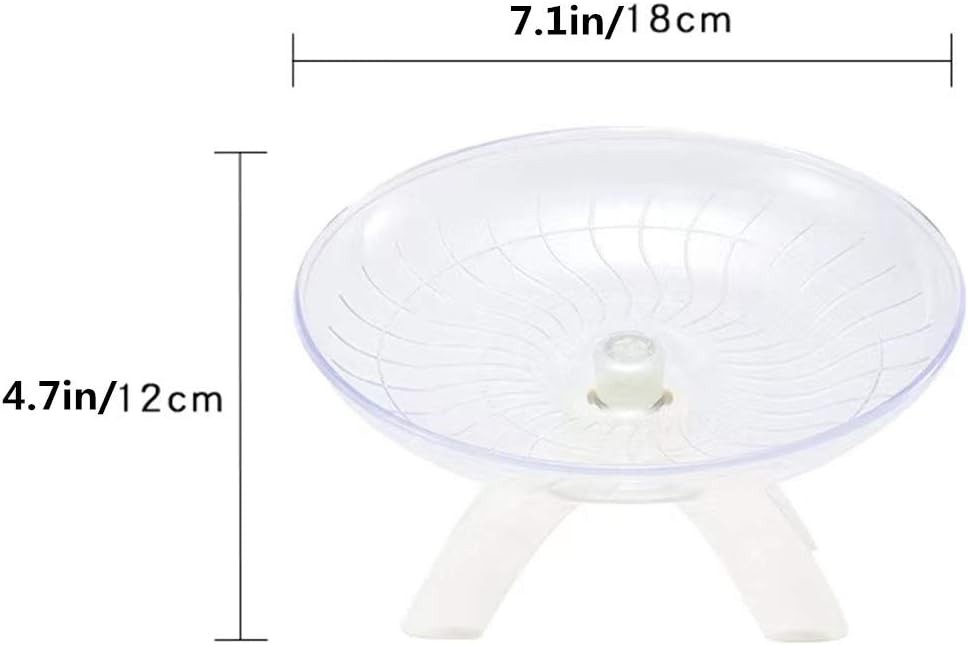 Ultra Quiet 7" Silent Hamster Exercise Wheel for Dwarf Hamsters, Gerbils, Mice